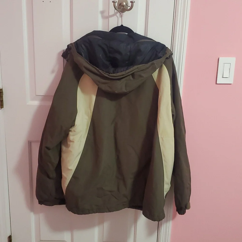 Volcom Olive And Cream Winter Coat